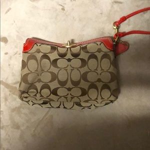Coach Signature Wristlet